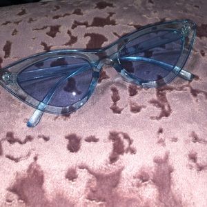 Blue sunglasses